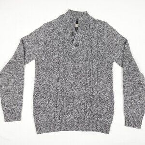 BLARNEY Heritage Irish Cable Knit Kieran Sweater Men's Small Slim Fit Wool Blend